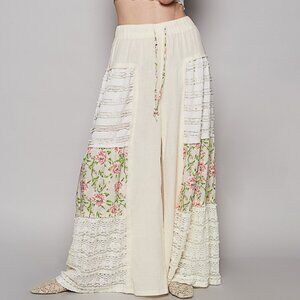 POL Meadowlace Wide-Leg Pants NEW Size Various